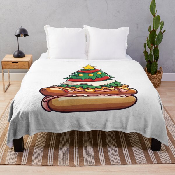 Item preview, Hot Dog Christmas Tree designed and sold by Eolithic.