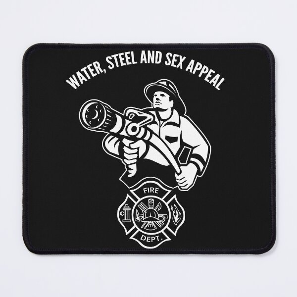Item preview, Firefighter Fireman Fire Department Sex Appeal Retro T-Shirt designed and sold by stearman.