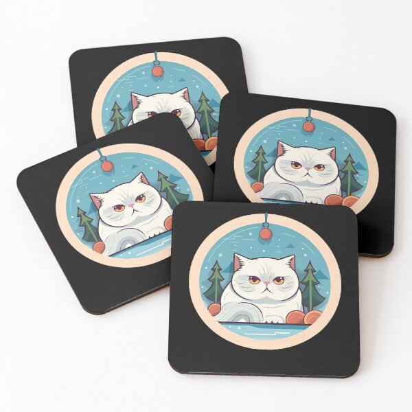 Item preview, Exotic Shorthair Cat Xmas Ornament, Love Cats designed and sold by Logiamerch.