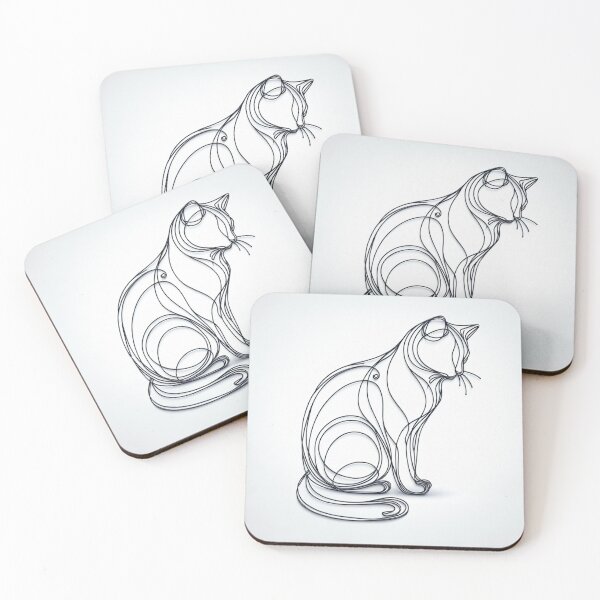 Item preview, Cat Silhouette designed and sold by BlossomBytes.