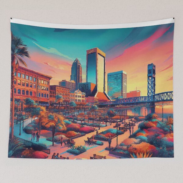 Item preview, Jacksonville at Sunset designed and sold by badguyduh.