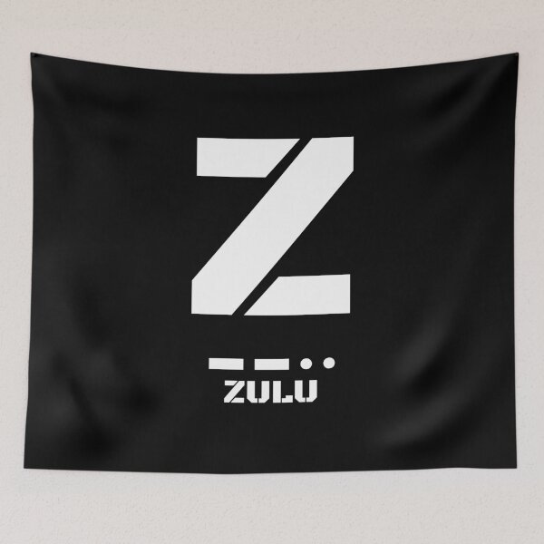 Item preview, Letter Z(Zulu) Morse Code NATO Phonetic Alphabet designed and sold by AnnSign.