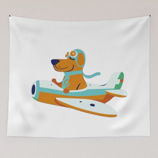Item preview, Dog in airplane designed and sold by PawelNature.