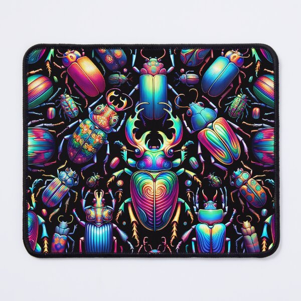 Item preview, Iridescent Beetles Pattern designed and sold by NeatSplash.