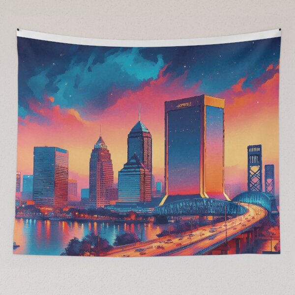 Item preview, Jacksonville at Sunset designed and sold by badguyduh.
