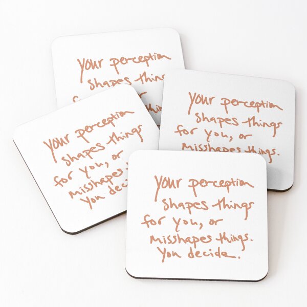 Item preview, Your Perception Shapes or Misshapes  designed and sold by abeink.