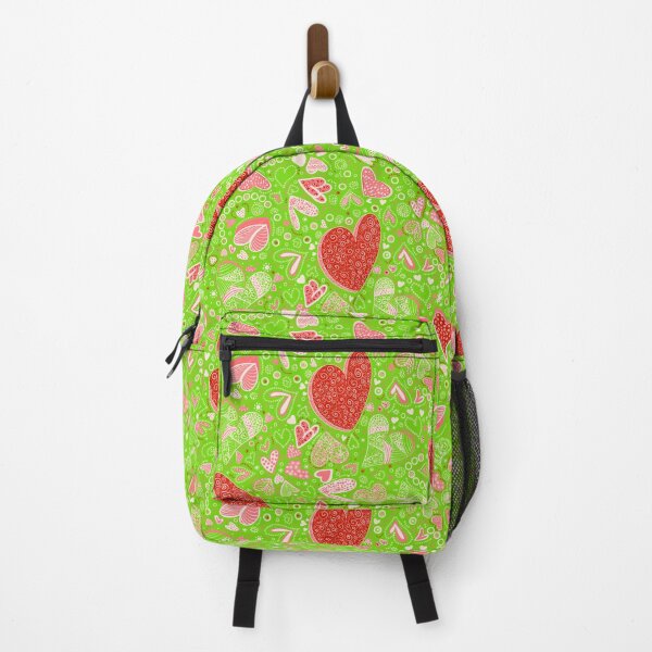 Item preview, Hearts of Whimsy on neon Lime green designed and sold by Maryann Candito.