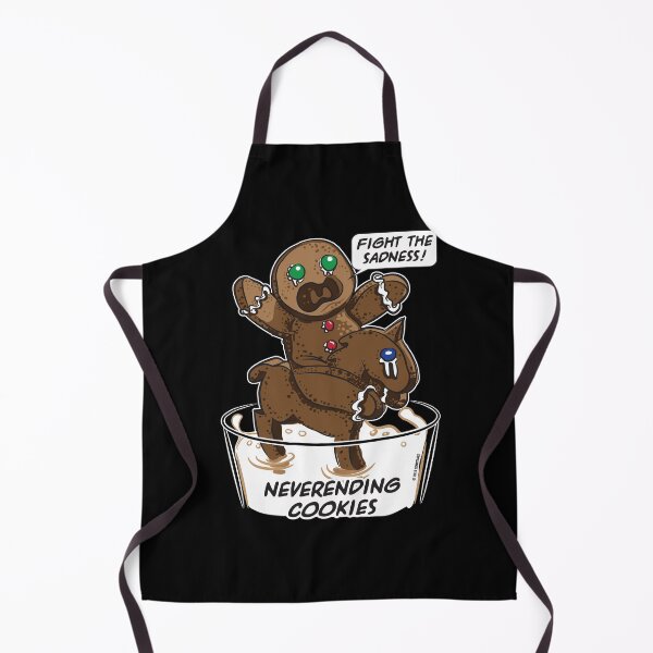 Item preview, FIGHT THE SADNESS, GINGERBREAD MAN ON A HORSE, IN THE SWAMP (MILK) OF SADNESS designed and sold by eShirtLabs.