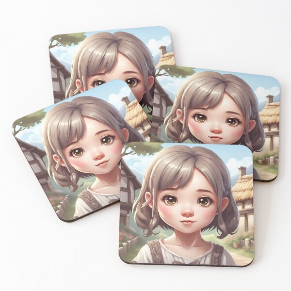 Item preview, Charming Village Cutie designed and sold by AICreativeArts.