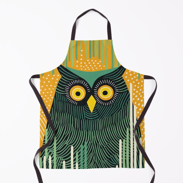 Item preview, Emerald Chic Owl designed and sold by EnchantArtCo.