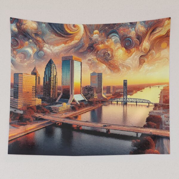 Item preview, Jacksonville at Sunset designed and sold by badguyduh.