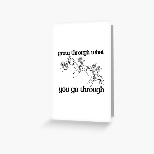 Grow Greeting Cards for Sale