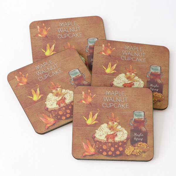 Item preview, Falling Leaf Autumn Cupcake designed and sold by LillyUndercroft.