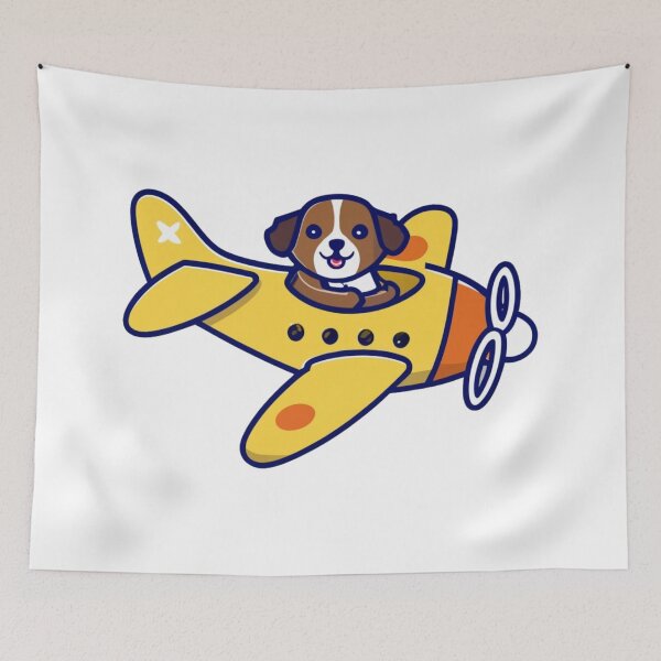 Item preview, Dog in airplane designed and sold by PawelNature.