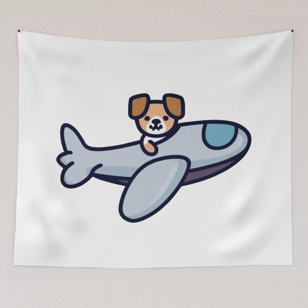 Item preview, Dog in airplane designed and sold by PawelNature.