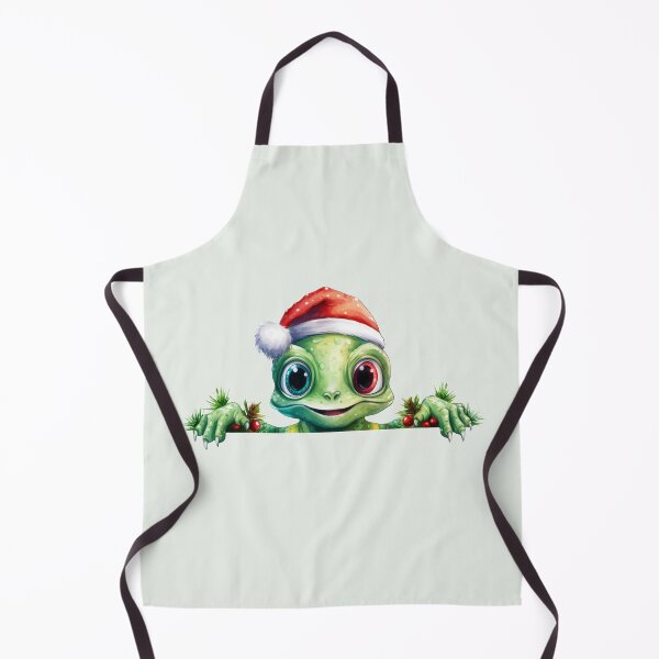 Item preview, Winter Frog in a Santa Hat designed and sold by MargaretFasDes.