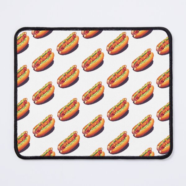 Item preview, Delicious Hotdog - Pixel food art designed and sold by octoboobs.