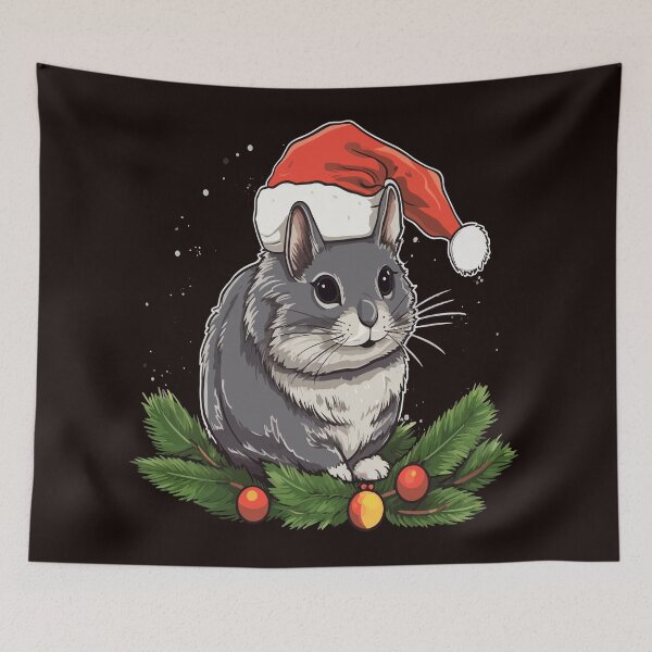 Item preview, Christmas Chinchilla designed and sold by creativellashop.