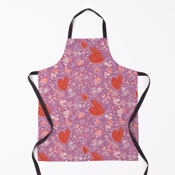 Item preview, Hearts of Whimsy on Grape purple designed and sold by Maryann Candito.