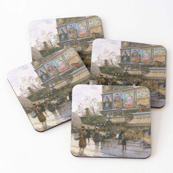 Item preview, Place de Clichy (20th century) - Eugène Galien Laloue designed and sold by SALON DES ARTS.