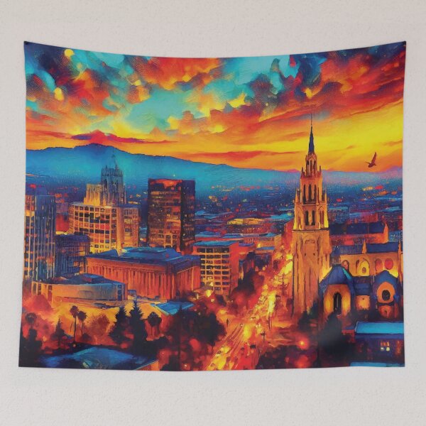 Item preview, San Jose at Sunset designed and sold by badguyduh.
