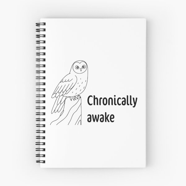 Item preview, chronically awake designed and sold by Hekatecreation.