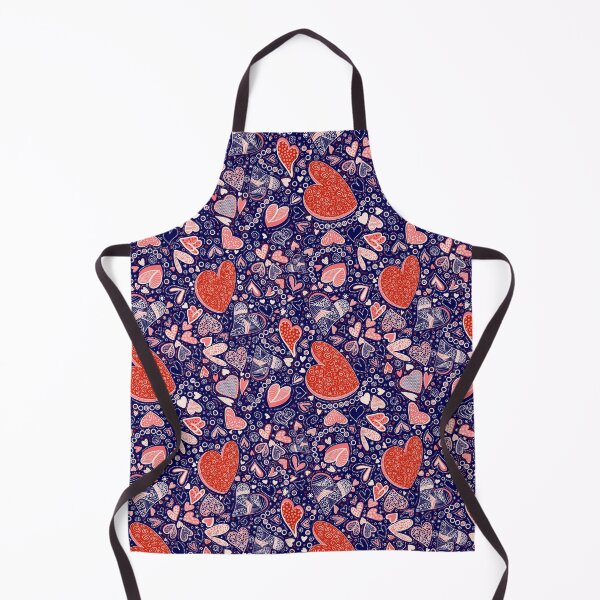 Item preview, Hearts of Whimsy on Navy Blue designed and sold by Maryann Candito.