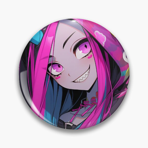 Item preview, Cute Bright Pink Unicorn Horn Anime Girl designed and sold by bubblegoth.