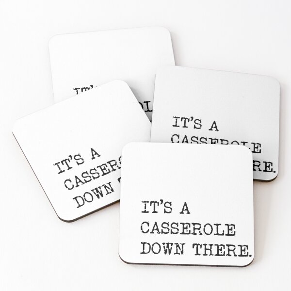 Item preview, It's a casserole down there, Mike Wozniak Taskmaster quote designed and sold by Inky-Spiration.