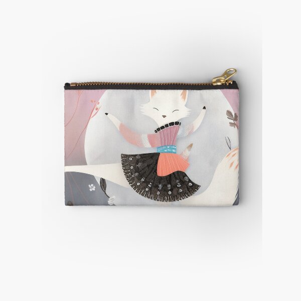 Item preview, Moonlit Reverie - Foxes Waltzing in Pastel Hues A designed and sold by Cosmic-Canvases.
