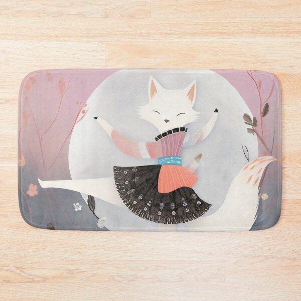 Item preview, Moonlit Reverie - Foxes Waltzing in Pastel Hues A designed and sold by Cosmic-Canvases.