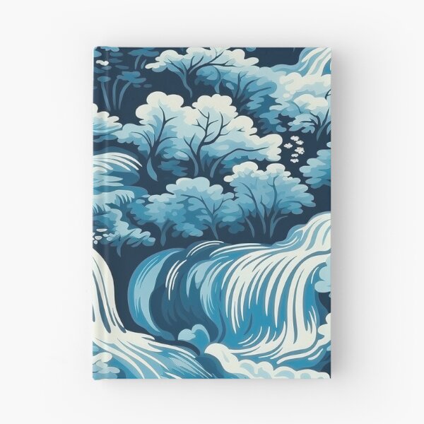 Item preview, Waterfall Pattern, Blue designed and sold by purelypatterns.