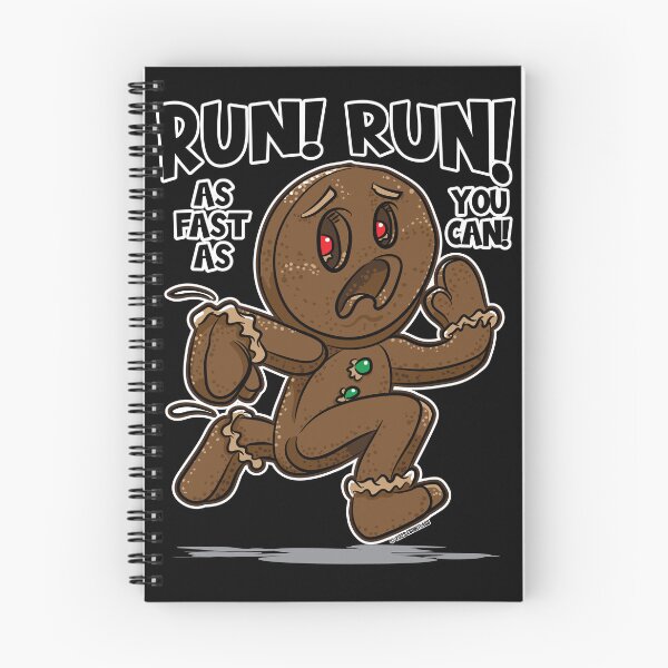 Item preview, Run! Run! As fast ast you can Gingerbread Man designed and sold by eShirtLabs.