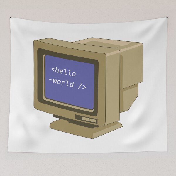 Item preview, Hello world designed and sold by SmSm Main Street.