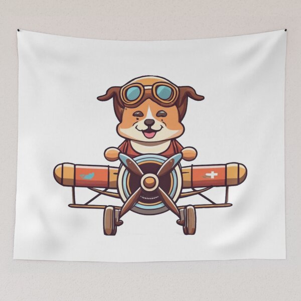 Item preview, Dog in airplane designed and sold by PawelNature.