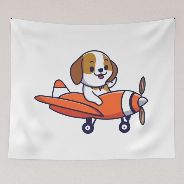Item preview, Dog in airplane designed and sold by PawelNature.