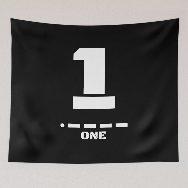 Item preview, Number 1(One) Morse Code NATO Phonetic Alphabet designed and sold by AnnSign.