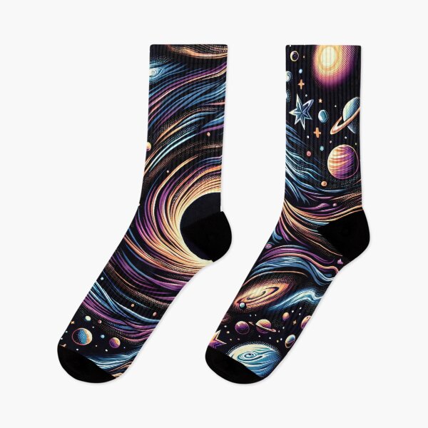 Item preview, Black Hole Space Pattern designed and sold by NeatSplash.