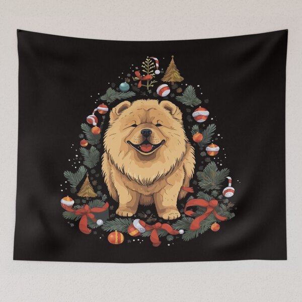Item preview, Christmas Chow Chow designed and sold by creativellashop.