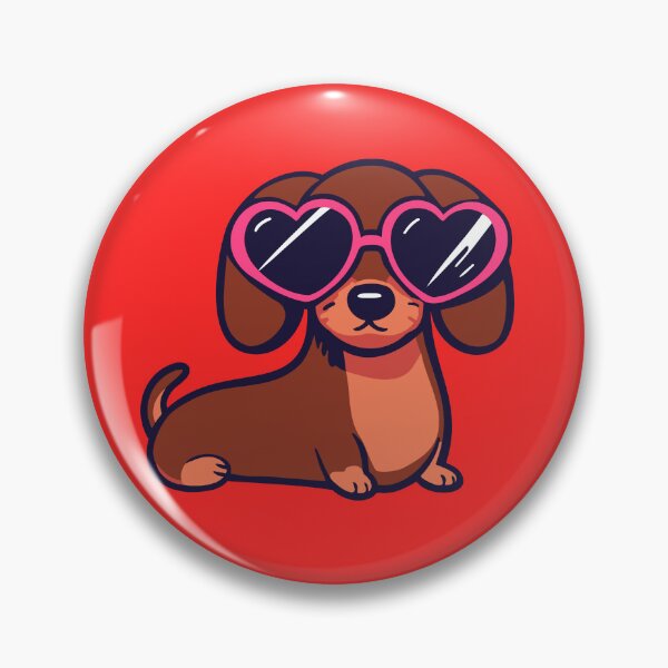 Item preview, Dachshund Heartshaped Sunglasses Doxie  designed and sold by Creative  Visions Art.