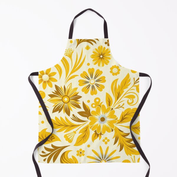 Item preview, Vintage Yellow Flowers Pattern designed and sold by NeatSplash.