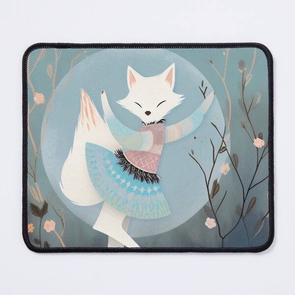Item preview, Moonlit Reverie - Foxes Waltzing in Pastel Hues B designed and sold by Cosmic-Canvases.