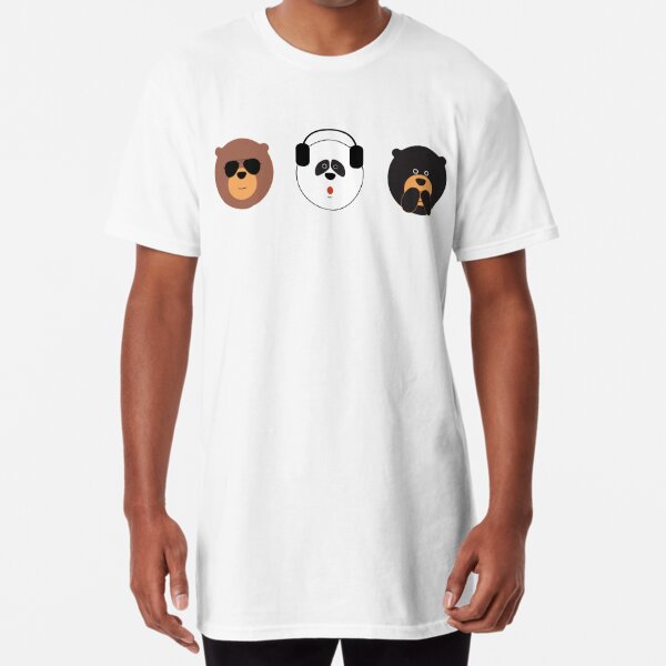 Three Wise Bears Long T-Shirt