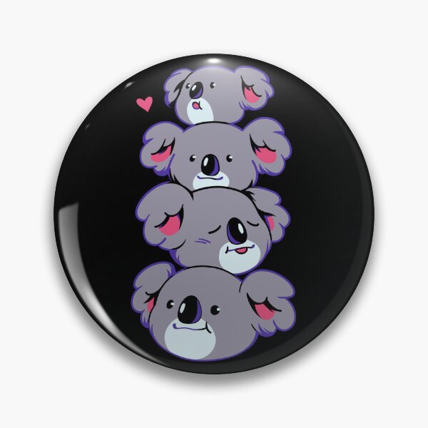 Item preview, Pila de cabezas de Coala Kawaii de Tobe Fonseca designed and sold by Tobe Fonseca®.