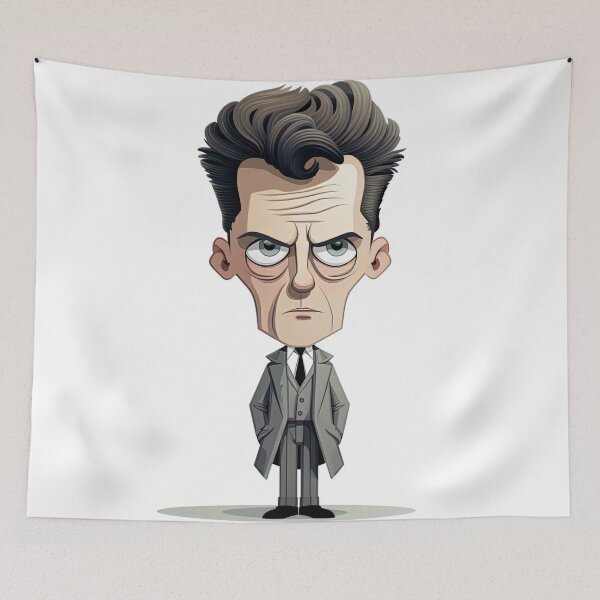 Item preview, Ludwig Wittgenstein | cute style designed and sold by ComicsFactory.