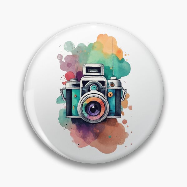 Item preview, Watercolor vintage camera designed and sold by PawelNature.