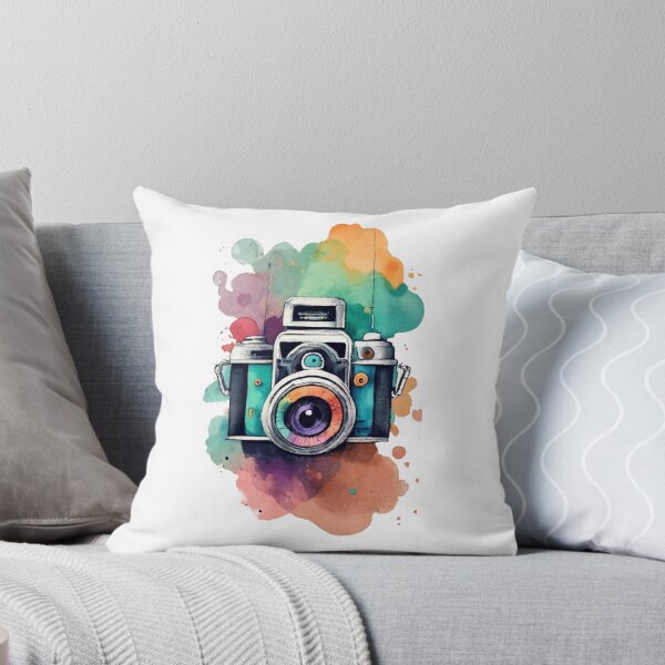 Item preview, Watercolor vintage camera designed and sold by PawelNature.
