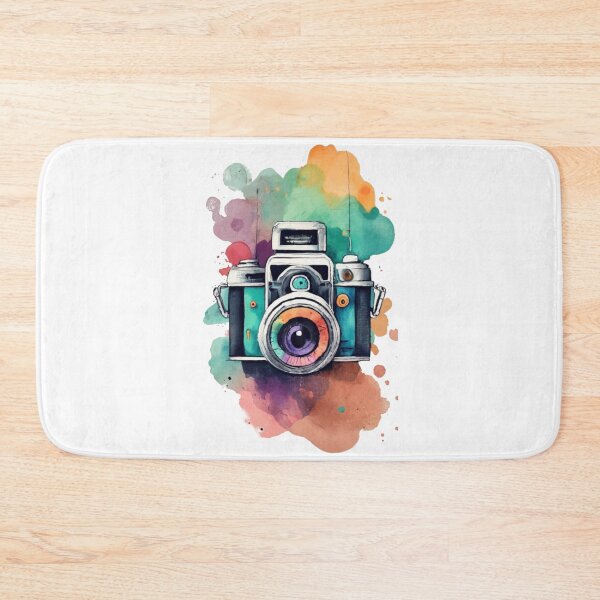 Item preview, Watercolor vintage camera designed and sold by PawelNature.