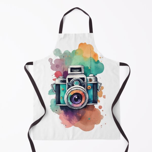 Item preview, Watercolor vintage camera designed and sold by PawelNature.