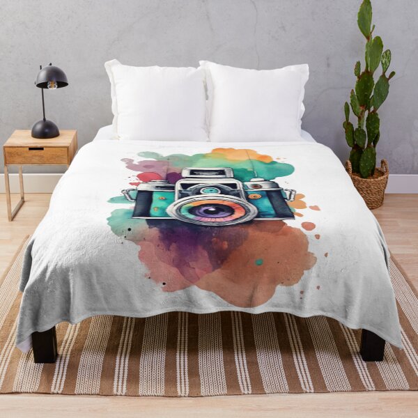 Item preview, Watercolor vintage camera designed and sold by PawelNature.